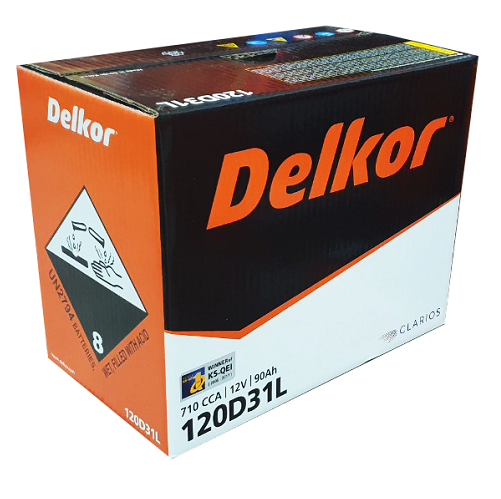 DELKOR 120D31L/R 12V 90AH